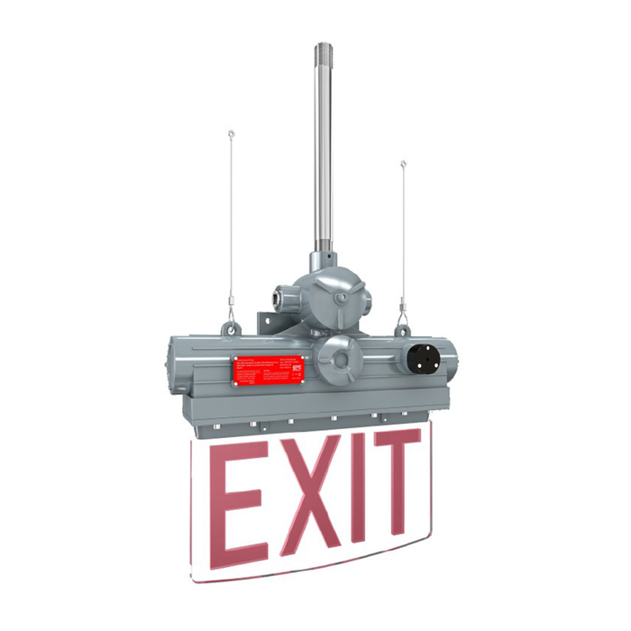 C1D1 Exdura Exit Sign - Red