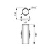Amber cylinder light 2o watts dimensions 