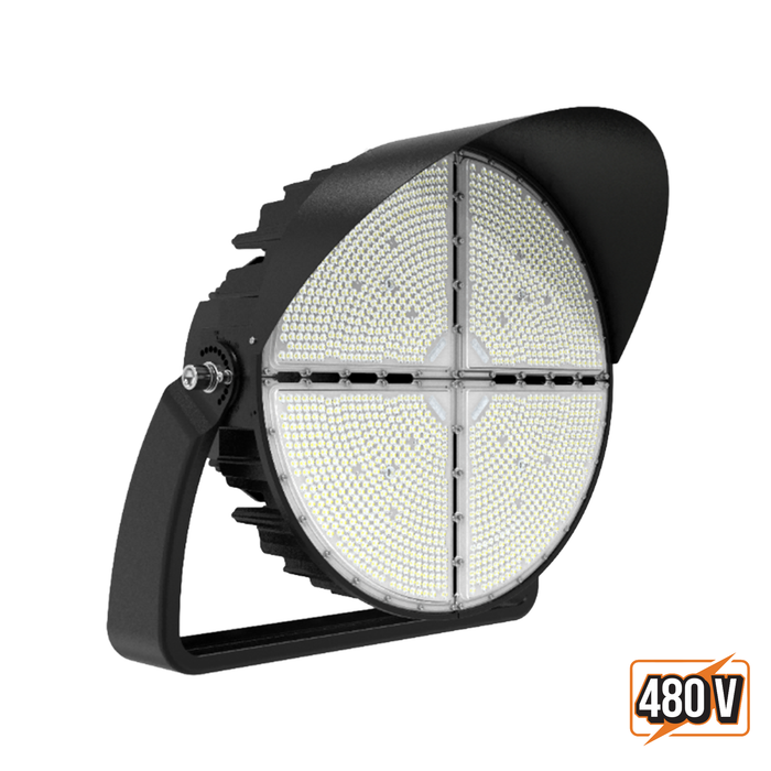 Duraflood Round 1200W, Adjustable Lumen, Adjustable Beam Angle 480V