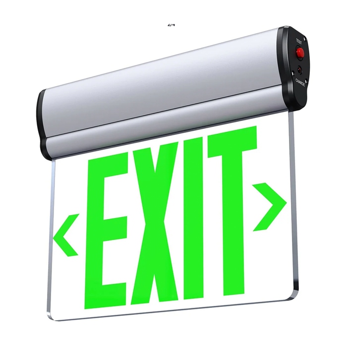 Acrylic Emergency Exit Sign - Green and Red G2