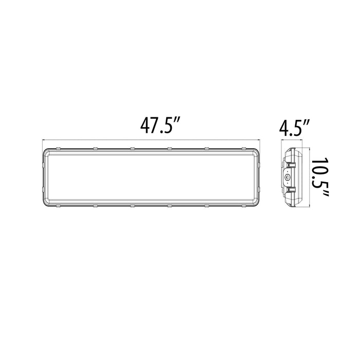 Vapor Tight G2 200W AL ACT, 4 ft